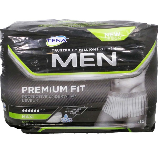 TENA MEN PREMIUM FIT SIZE M X 12