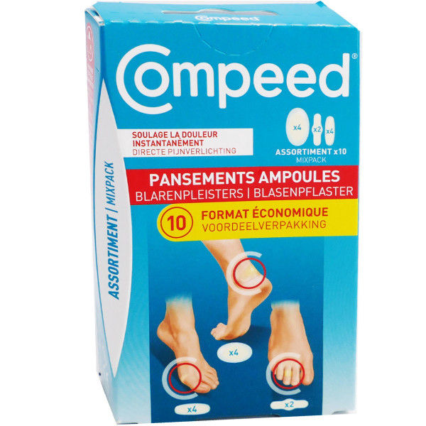 Compeed Pansement Ampoules Mixpack 5 Formats Différents