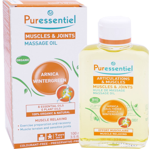 PURESSENTIEL HUILE DE MASSAGE ARTICULATIONS & MUSCLES 100ML — free download