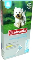 ADVANTIX CHIEN 4-10 KG 4 PIPETTES :12,87€ !