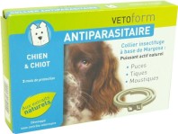 VETOFORM ANTIPARASITAIRE COLLIER CHIEN & CHIOT 60 CM