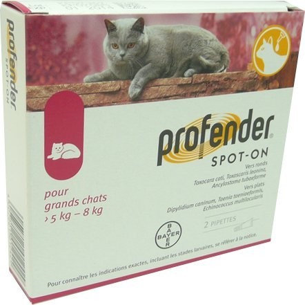 Plus Vente En Ligne Profender Spot On Grands Chat De 5kg 8kg 2pipettes Plus Vente En Ligne Profender Spot On Grands Chat De 5kg 8kg 2pipettes