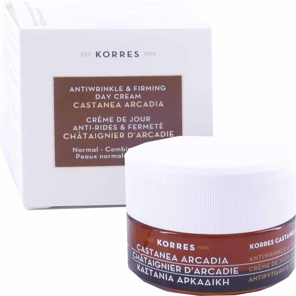 KORRES CREME DE JOUR ANTIRIDES CHÂTAIGNIER D'ARCADIE 40 ML