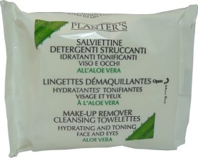 PLANTER'S ALOE VERA 20 LINGETTES DEMAQUILLANTES