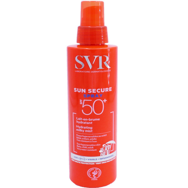 SVR SUN SECURE SPRAY HYDRATANT SPF50+ 200ML