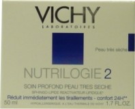 VICHY NUTRILOGIE 2 SOIN PROFOND PEAU TRES SECHE 50 ML