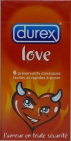 DUREX LOVE 6 PRESERVATIFS