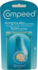 COMPEED AMPOULES AUX ORTEILS 8 PANSEMENTS